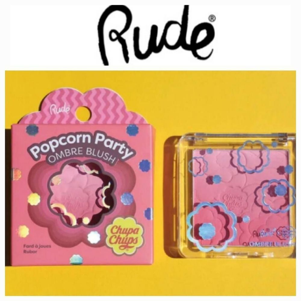 Rude Cosmetics Chupa Chups Popcorn Party Ombre Blush